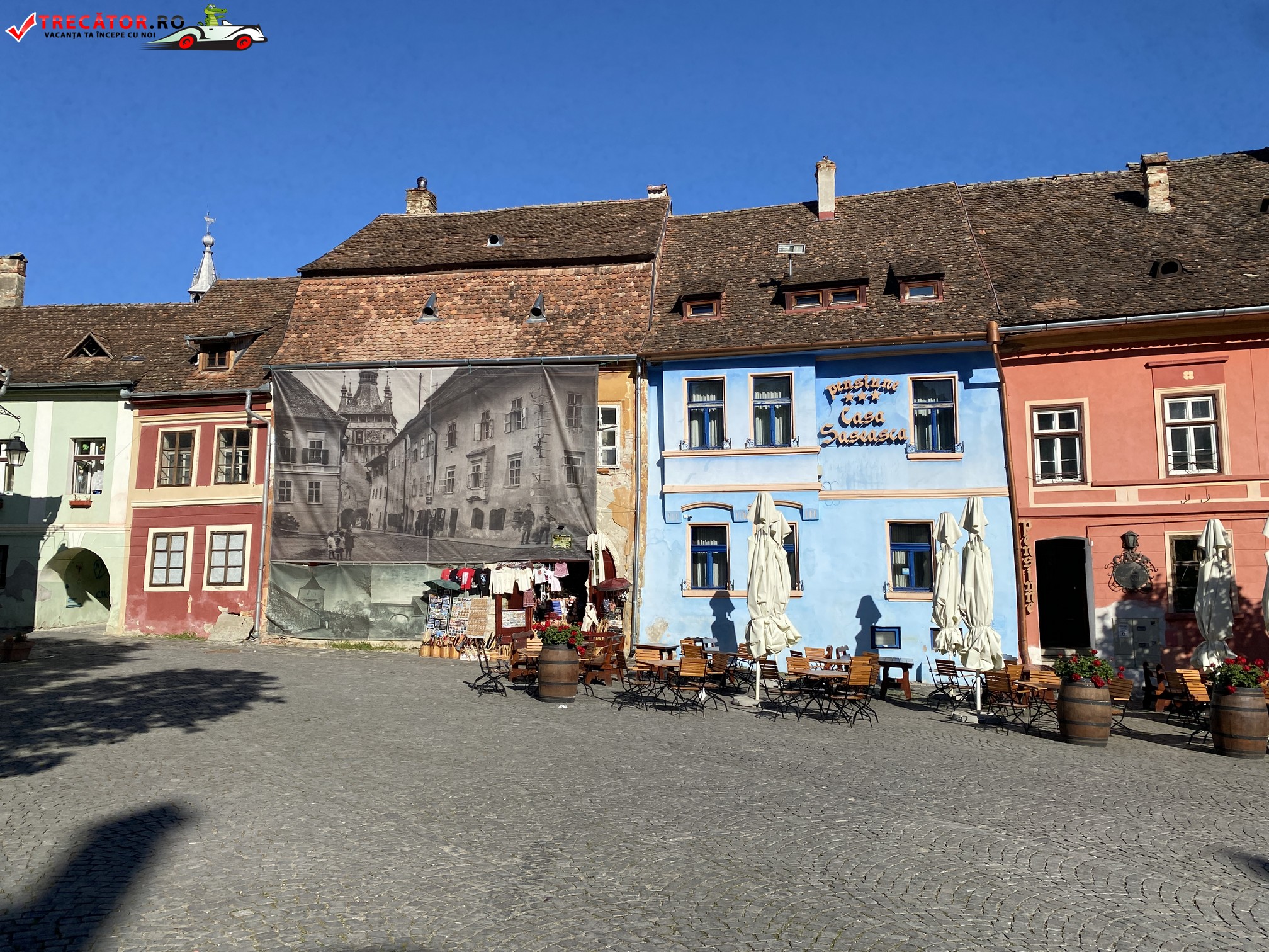 Piața Cetății Sighișoara Obiective turistice de văzut și vizitat