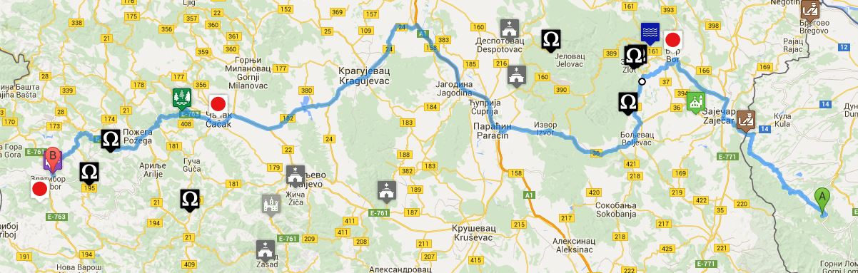 Harta ziua 2 insula corfu