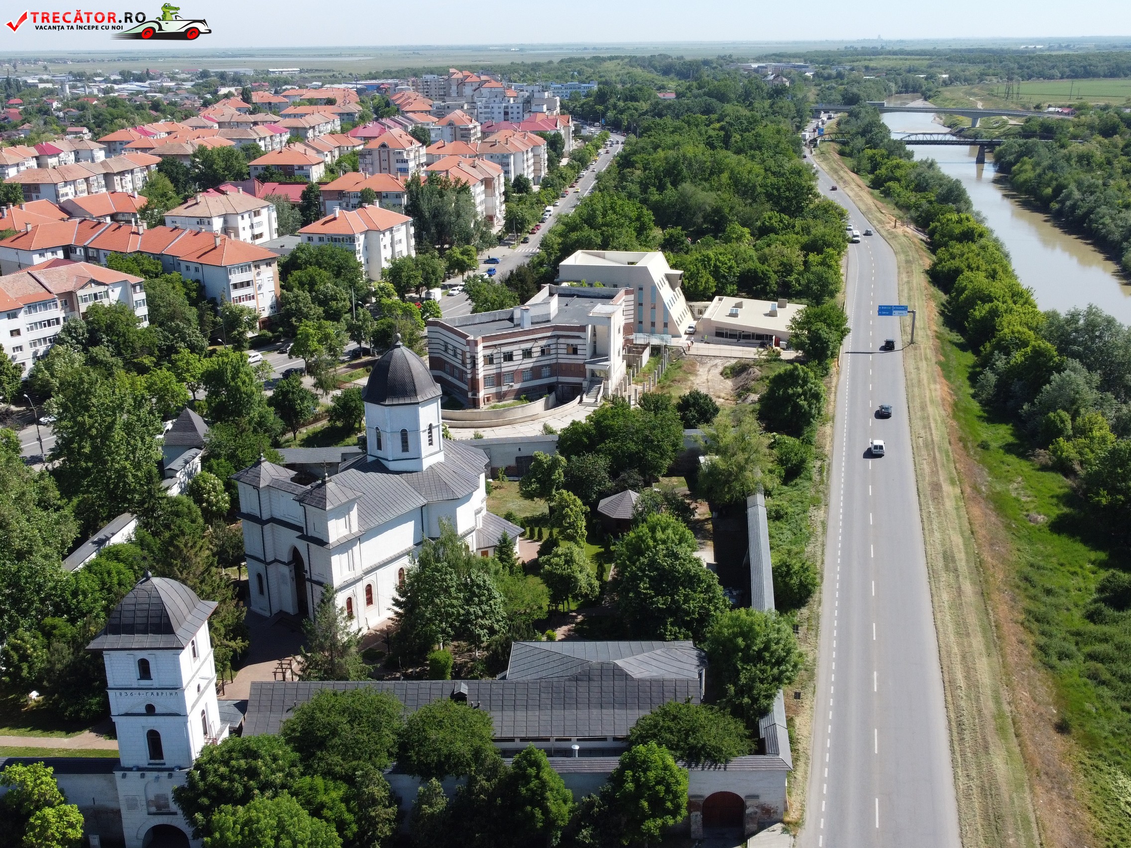 Semnal Nord Vest Forta motrice  Mănăstirea Sfinții Voievozi Slobozia | Obiective turistice de văzut și  vizitat