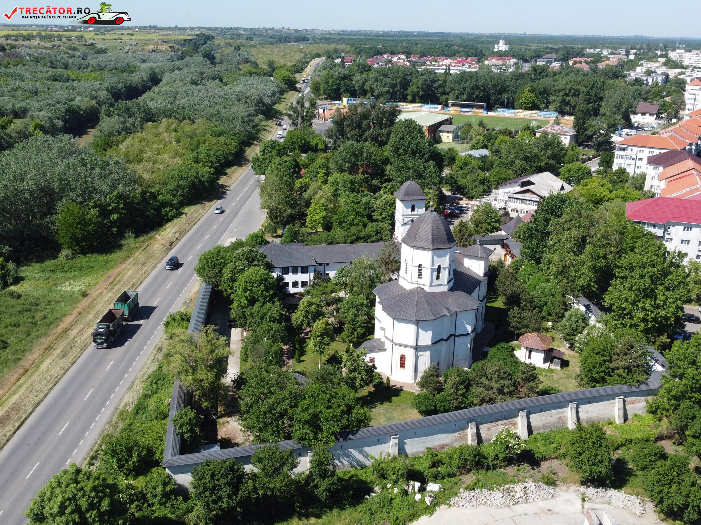 Semnal Nord Vest Forta motrice  Mănăstirea Sfinții Voievozi Slobozia | Obiective turistice de văzut și  vizitat